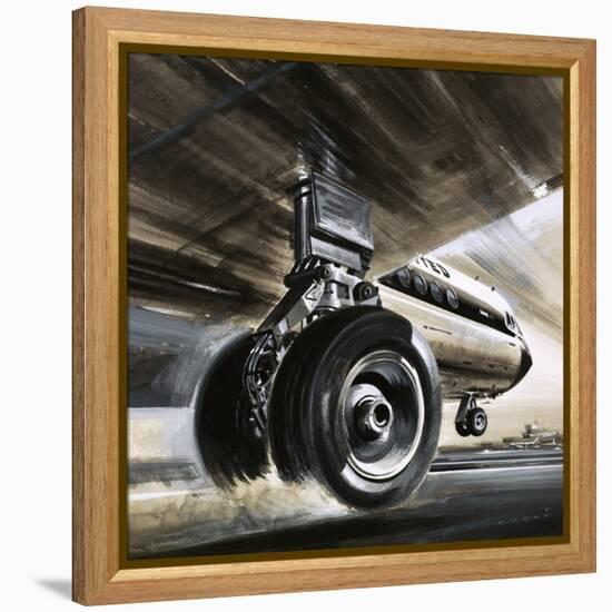 Aircraft Landing or Taking Off-Wilf Hardy-Framed Premier Image Canvas