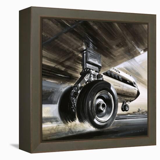 Aircraft Landing or Taking Off-Wilf Hardy-Framed Premier Image Canvas