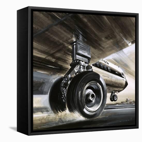 Aircraft Landing or Taking Off-Wilf Hardy-Framed Premier Image Canvas