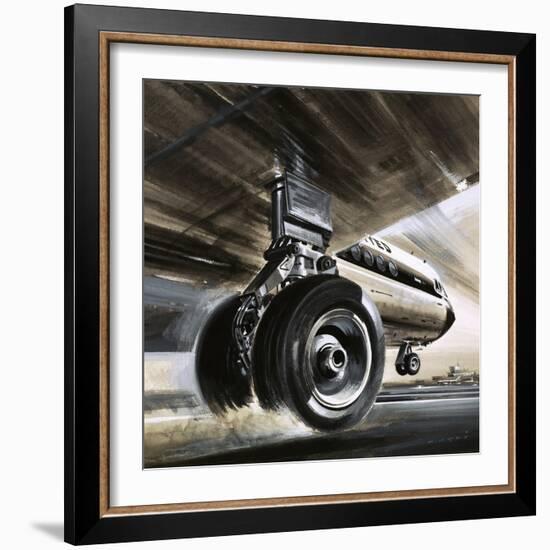 Aircraft Landing or Taking Off-Wilf Hardy-Framed Giclee Print