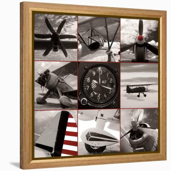 Aircraft Montage-Matt McCarthy-Framed Stretched Canvas