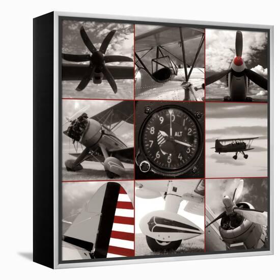 Aircraft Montage-Matt McCarthy-Framed Stretched Canvas