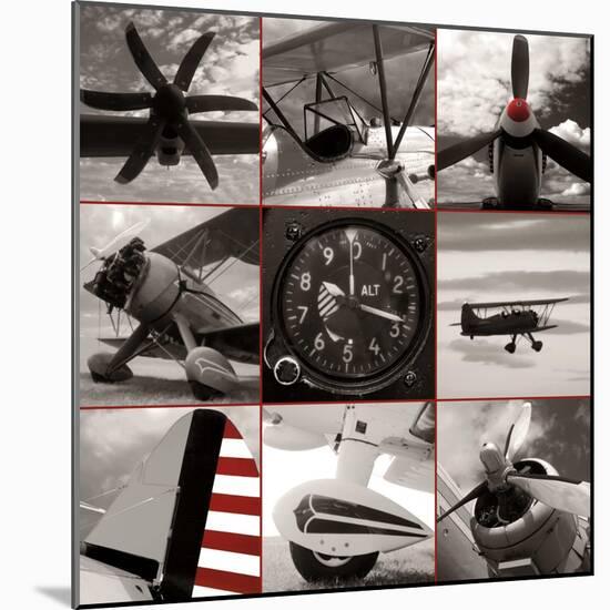 Aircraft Montage-Matt McCarthy-Mounted Art Print