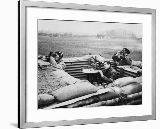 Aircraft Observer Post, During World War Ii-Robert Hunt-Framed Premium Photographic Print