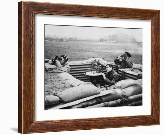 Aircraft Observer Post, During World War Ii-Robert Hunt-Framed Photographic Print