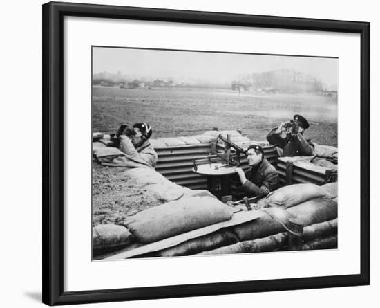 Aircraft Observer Post, During World War Ii-Robert Hunt-Framed Photographic Print