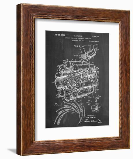 Aircraft Rocket Patent-null-Framed Art Print