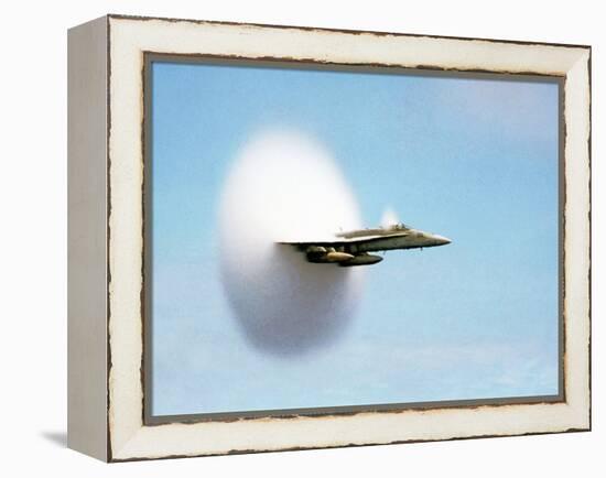 Aircraft Sonic Boom Cloud-u.s. Department of Energy-Framed Premier Image Canvas