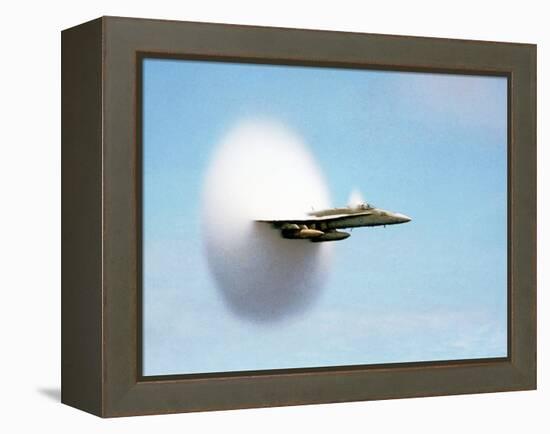 Aircraft Sonic Boom Cloud-u.s. Department of Energy-Framed Premier Image Canvas