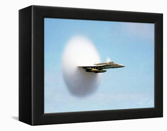 Aircraft Sonic Boom Cloud-u.s. Department of Energy-Framed Premier Image Canvas