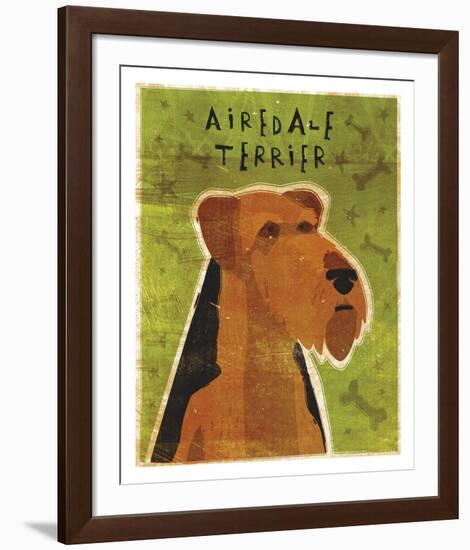 Airdale-John W^ Golden-Framed Art Print