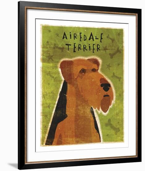 Airdale-John W^ Golden-Framed Art Print