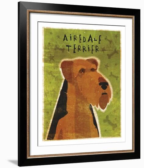 Airdale-John W^ Golden-Framed Art Print