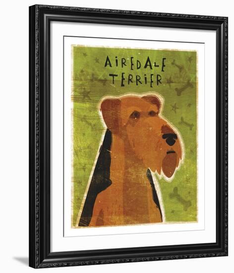 Airdale-John W^ Golden-Framed Art Print