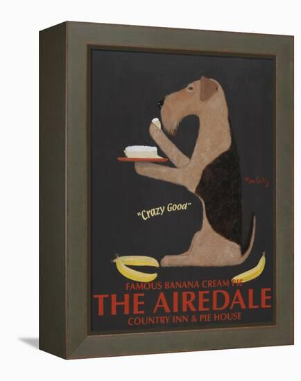 Airedale Banana Cream-Ken Bailey-Framed Premier Image Canvas