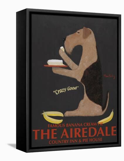 Airedale Banana Cream-Ken Bailey-Framed Premier Image Canvas