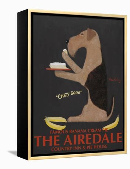 Airedale Banana Cream-Ken Bailey-Framed Premier Image Canvas