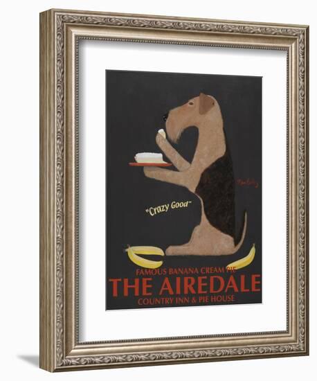 Airedale Banana Cream-Ken Bailey-Framed Giclee Print