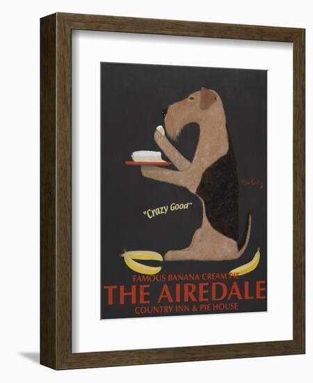 Airedale Banana Cream-Ken Bailey-Framed Giclee Print