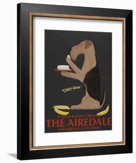 Airedale Banana Cream-Ken Bailey-Framed Giclee Print