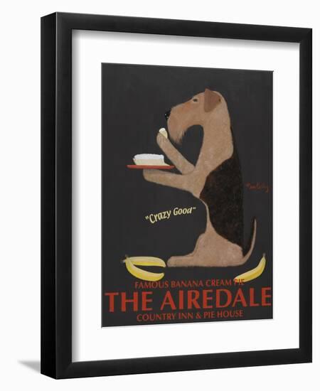 Airedale Banana Cream-Ken Bailey-Framed Giclee Print