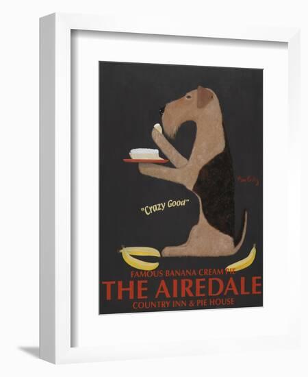 Airedale Banana Cream-Ken Bailey-Framed Giclee Print