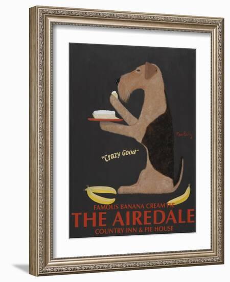 Airedale Banana Cream-Ken Bailey-Framed Giclee Print