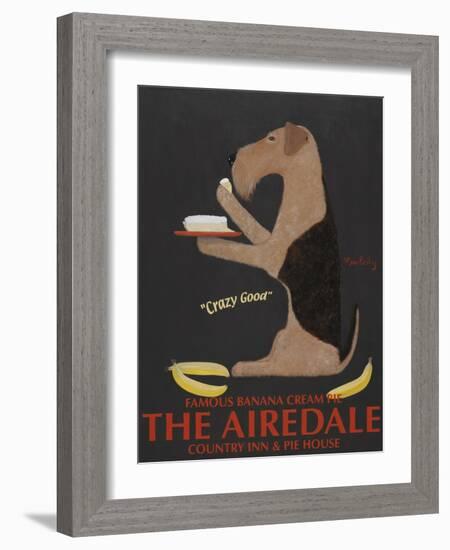 Airedale Banana Cream-Ken Bailey-Framed Giclee Print