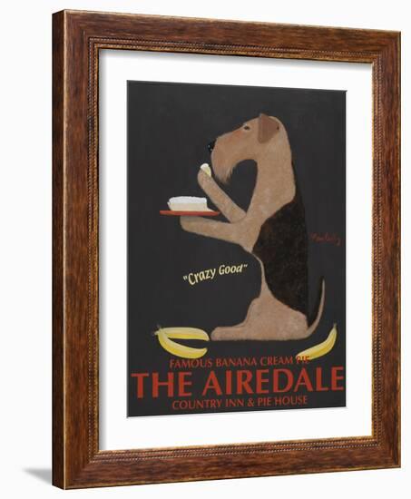 Airedale Banana Cream-Ken Bailey-Framed Giclee Print