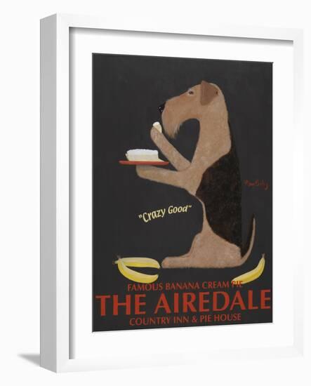 Airedale Banana Cream-Ken Bailey-Framed Giclee Print