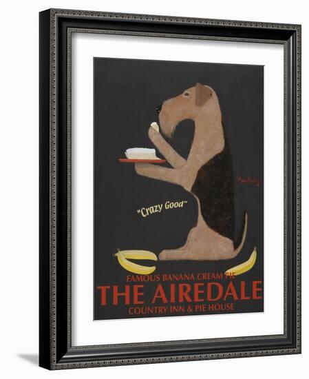 Airedale Banana Cream-Ken Bailey-Framed Giclee Print