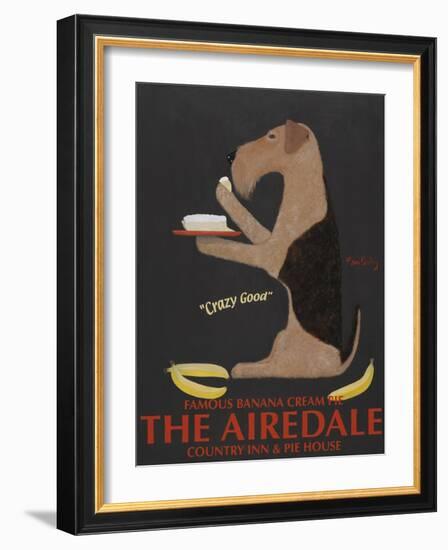 Airedale Banana Cream-Ken Bailey-Framed Giclee Print
