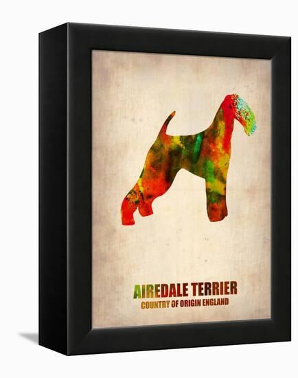 Airedale Terrier Poster-NaxArt-Framed Stretched Canvas