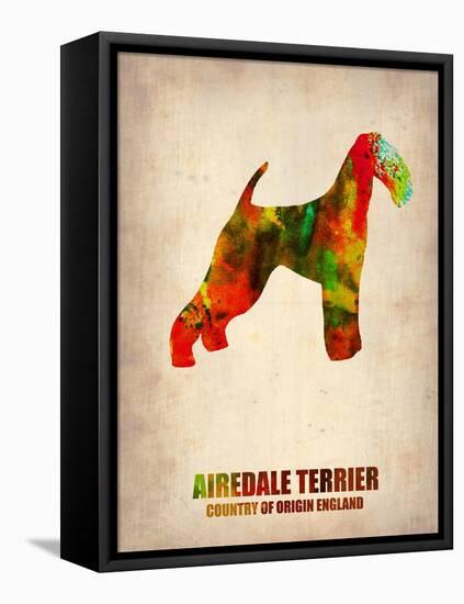 Airedale Terrier Poster-NaxArt-Framed Stretched Canvas