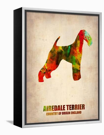 Airedale Terrier Poster-NaxArt-Framed Stretched Canvas