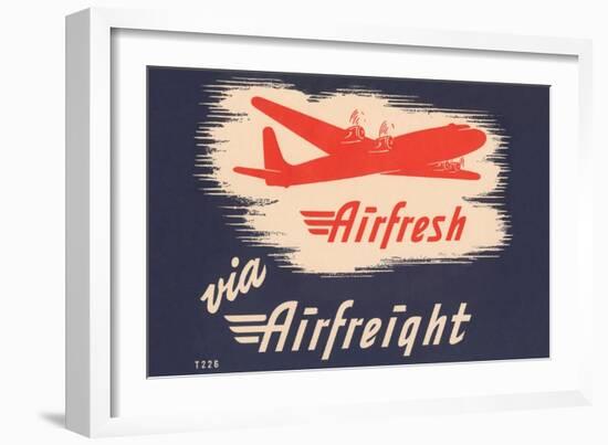 Airfresh Via Airfreight-null-Framed Art Print