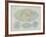 Airline Routes of the World-The Vintage Collection-Framed Giclee Print