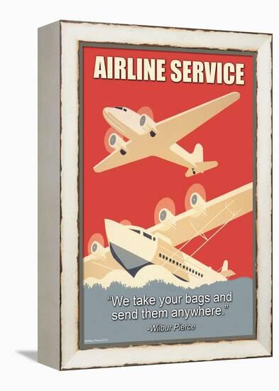 Airline Service-Wilbur Pierce-Framed Stretched Canvas