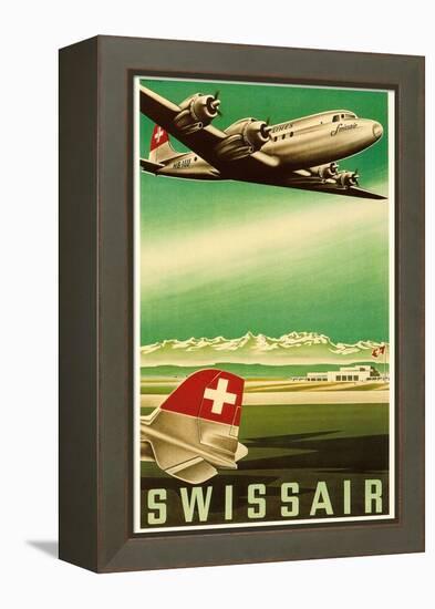 Airline Travel Poster-null-Framed Stretched Canvas