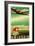 Airline Travel Poster-null-Framed Art Print