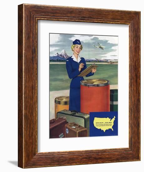 Airlines, USA-null-Framed Giclee Print