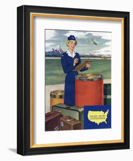 Airlines, USA-null-Framed Giclee Print