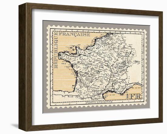 Airmail I-The Vintage Collection-Framed Art Print