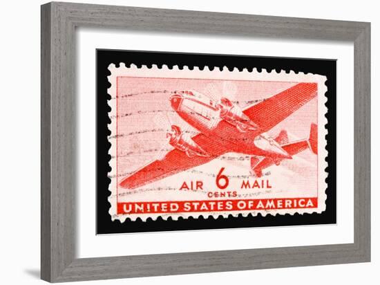 Airmail6 1941-LawrenceLong-Framed Art Print