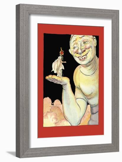 Airman and Ozma-John R. Neill-Framed Art Print