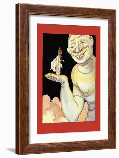 Airman and Ozma-John R. Neill-Framed Art Print