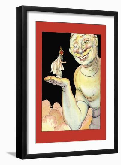 Airman and Ozma-John R. Neill-Framed Art Print