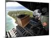 Airmen Push Out a Pallet of Donated Goods Over the Island of Yap from a C-130 Hercules-Stocktrek Images-Mounted Photographic Print