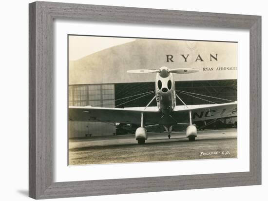 Airplane at Ryan Aeronautics-null-Framed Art Print