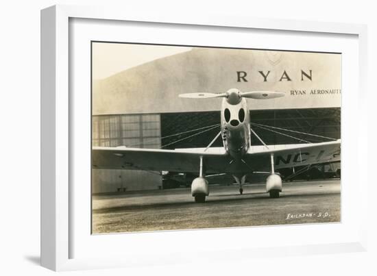 Airplane at Ryan Aeronautics-null-Framed Art Print